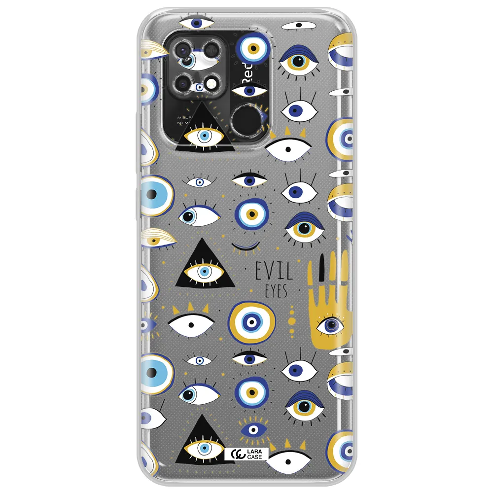Evil Eyes Xiaomi Redmi 10C Clear TPU Case