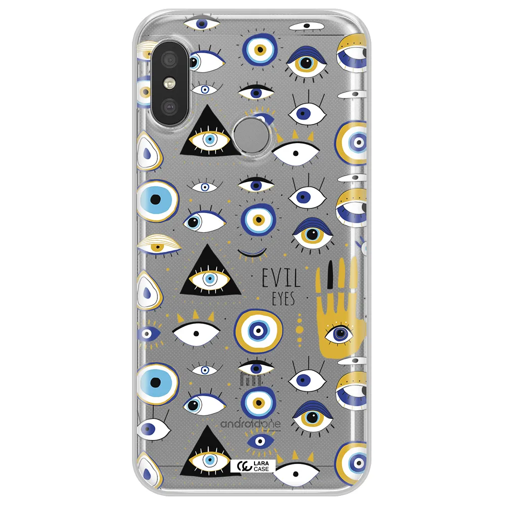 Evil Eyes Xiaomi Redmi 6 Pro Clear TPU Case