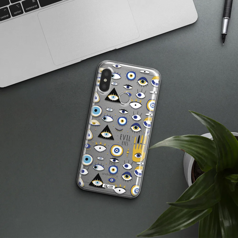 Evil Eyes Xiaomi Redmi 6 Pro Clear TPU Case