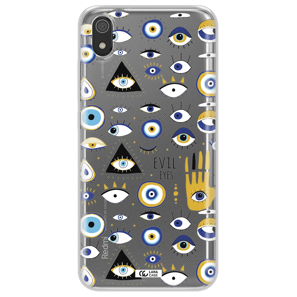 Evil Eyes Xiaomi Redmi 7A Clear TPU Case