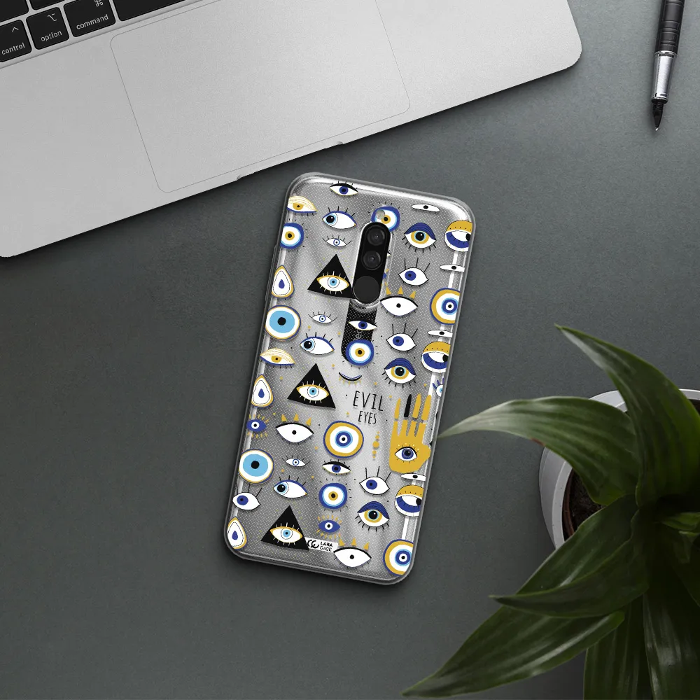 Evil Eyes Xiaomi Redmi 8 Clear Tpu Case