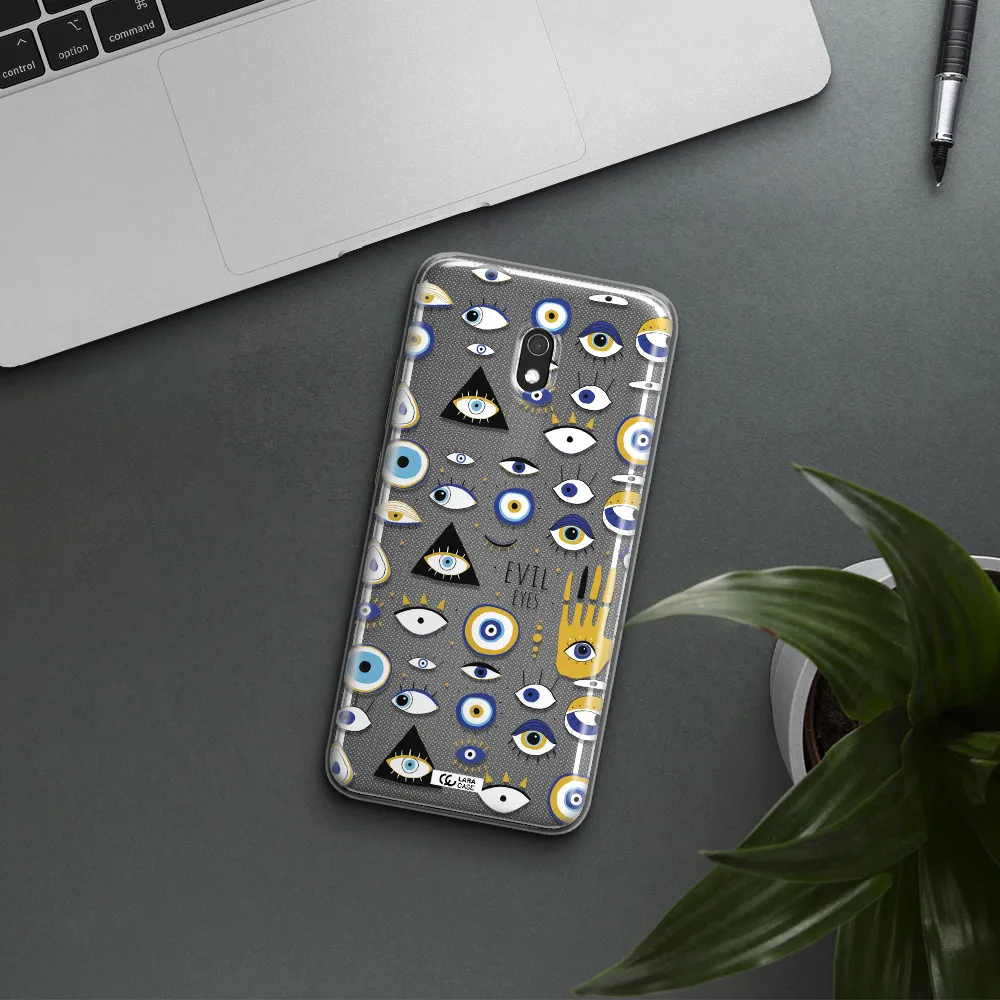 Evil Eyes Xiaomi Redmi 8A Clear TPU Case