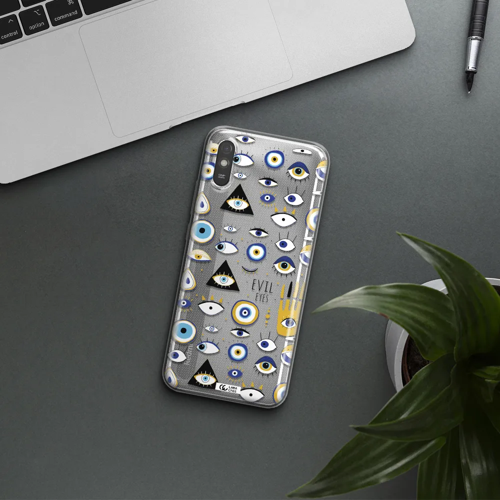 Evil Eyes Xiaomi Redmi 9A Clear TPU Case