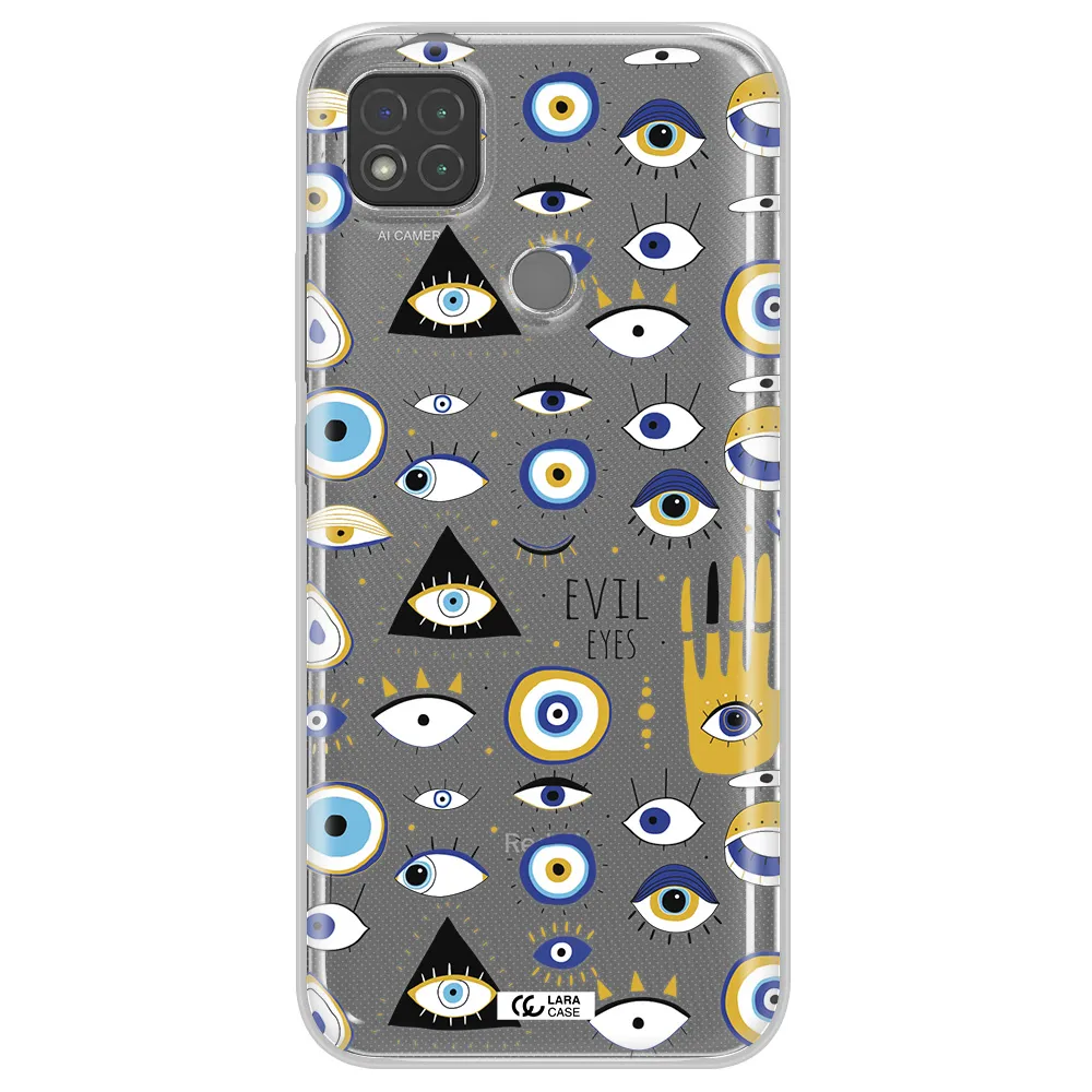 Evil Eyes Xiaomi Redmi 9C Clear TPU Case