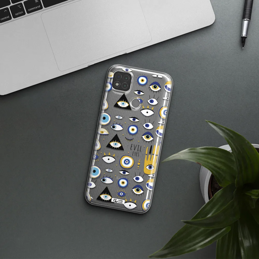 Evil Eyes Xiaomi Redmi 9C Clear TPU Case