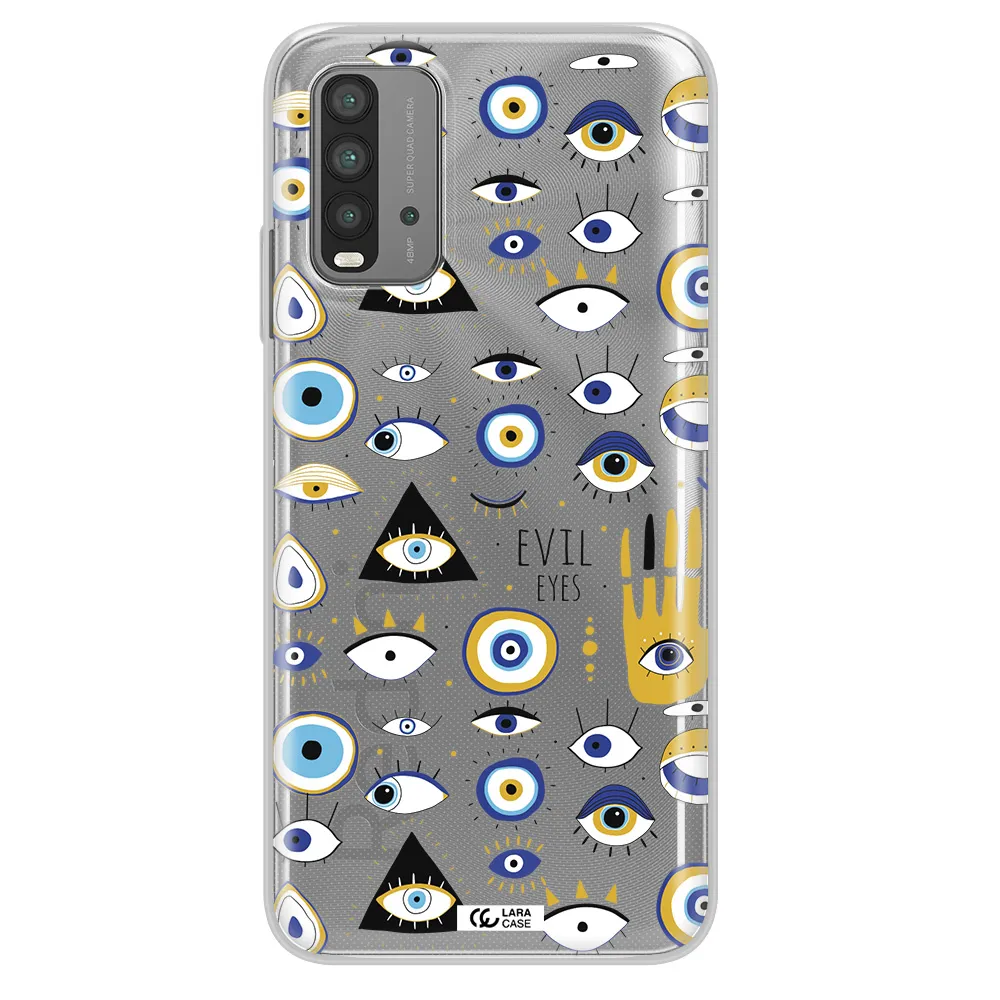Evil Eyes Xiaomi Redmi 9T Clear TPU Case