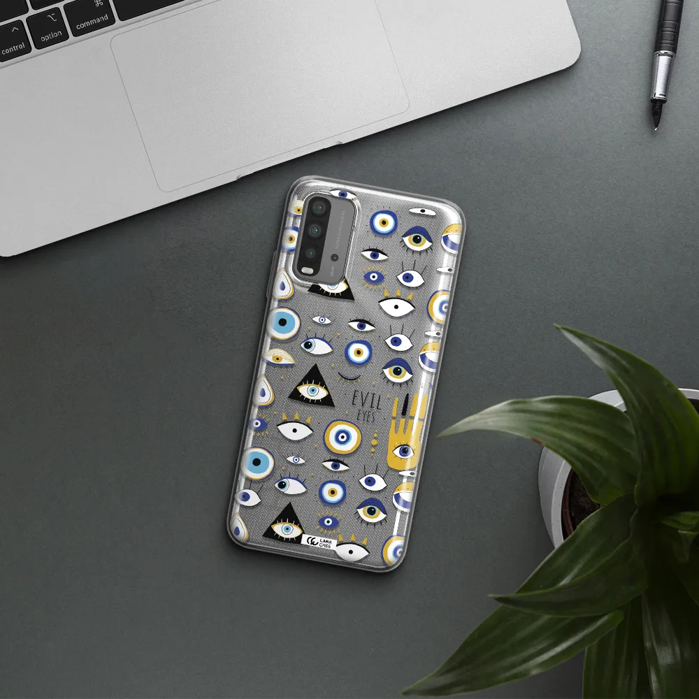 Evil Eyes Xiaomi Redmi 9T Clear TPU Case