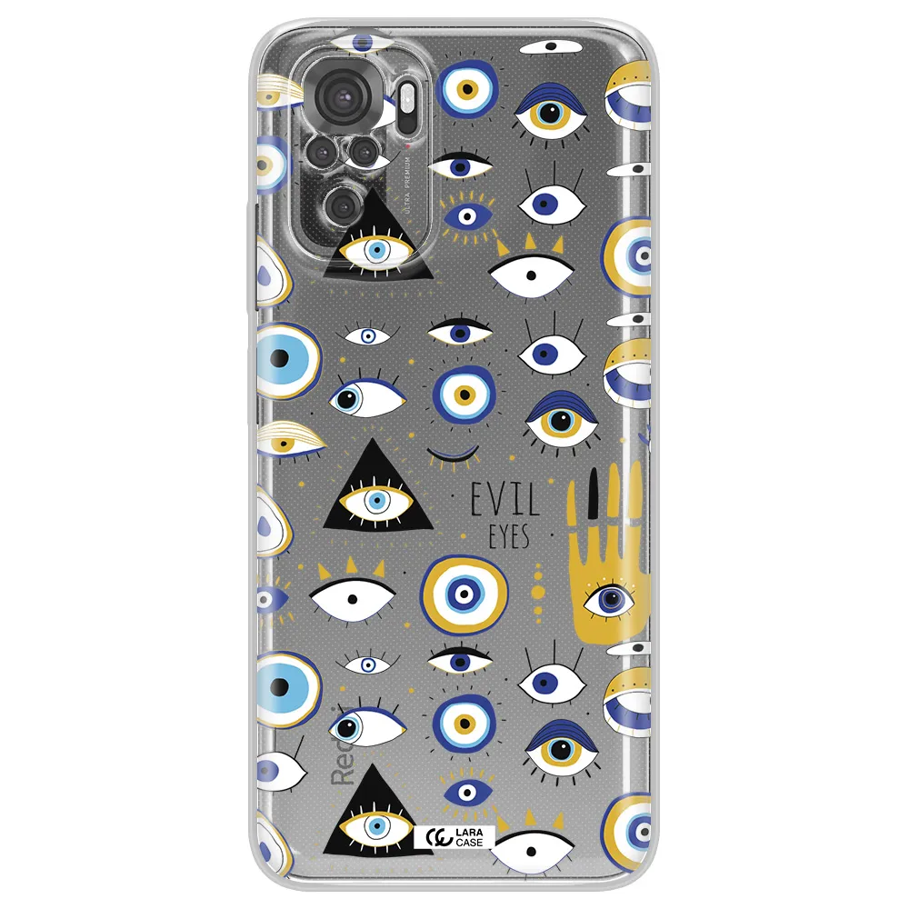 Evil Eyes Xiaomi Redmi Note 10S Clear Tpu Case