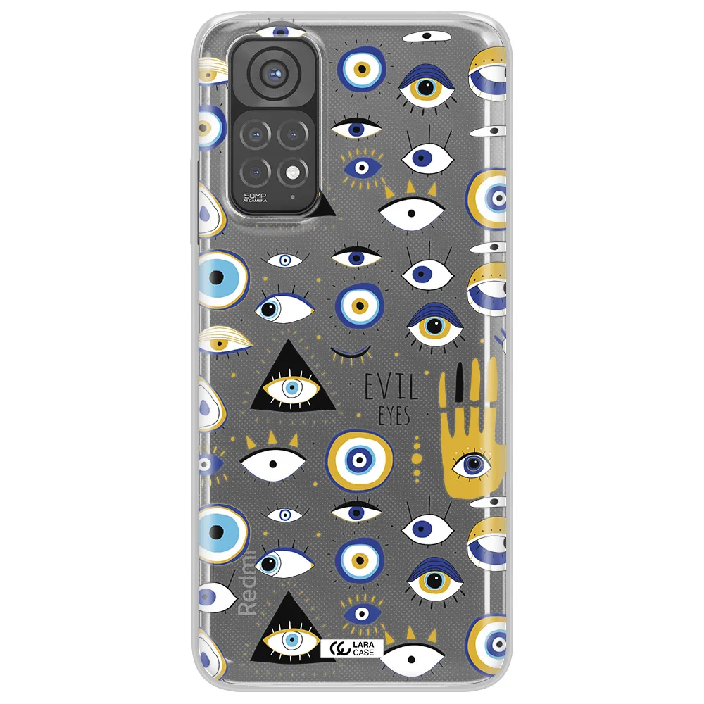 Evil Eyes Xiaomi Redmi Note 11 Clear TPU Case