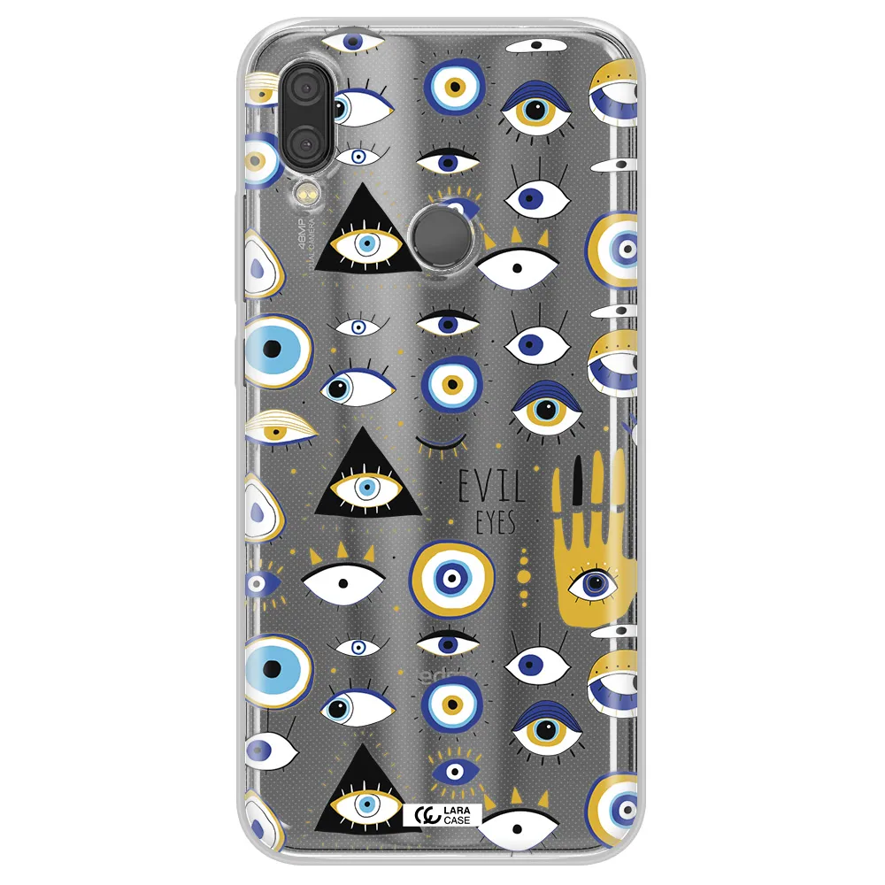 Evil Eyes Xiaomi Redmi Note 7 Clear TPU Case