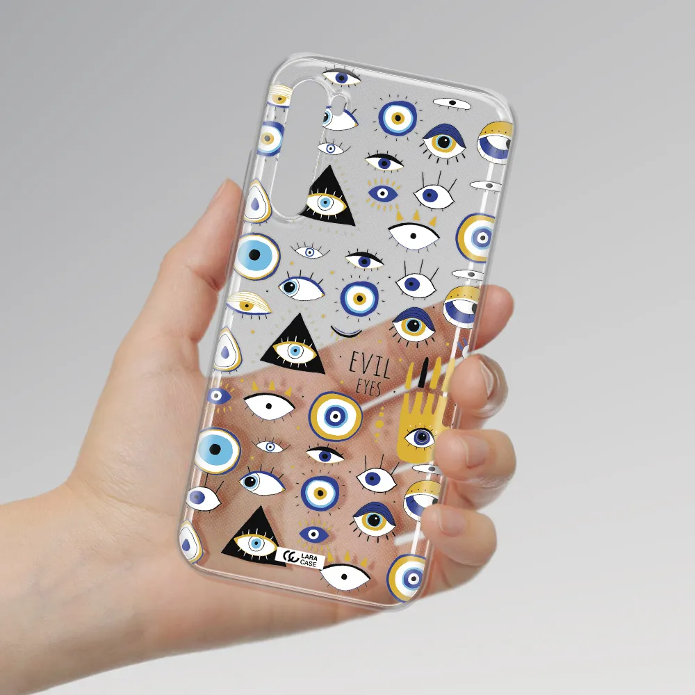 Evil Eyes Xiaomi Redmi Note 8T Clear Tpu Case