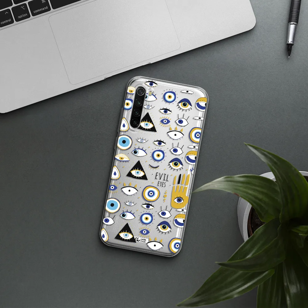 Evil Eyes Xiaomi Redmi Note 8T Clear Tpu Case
