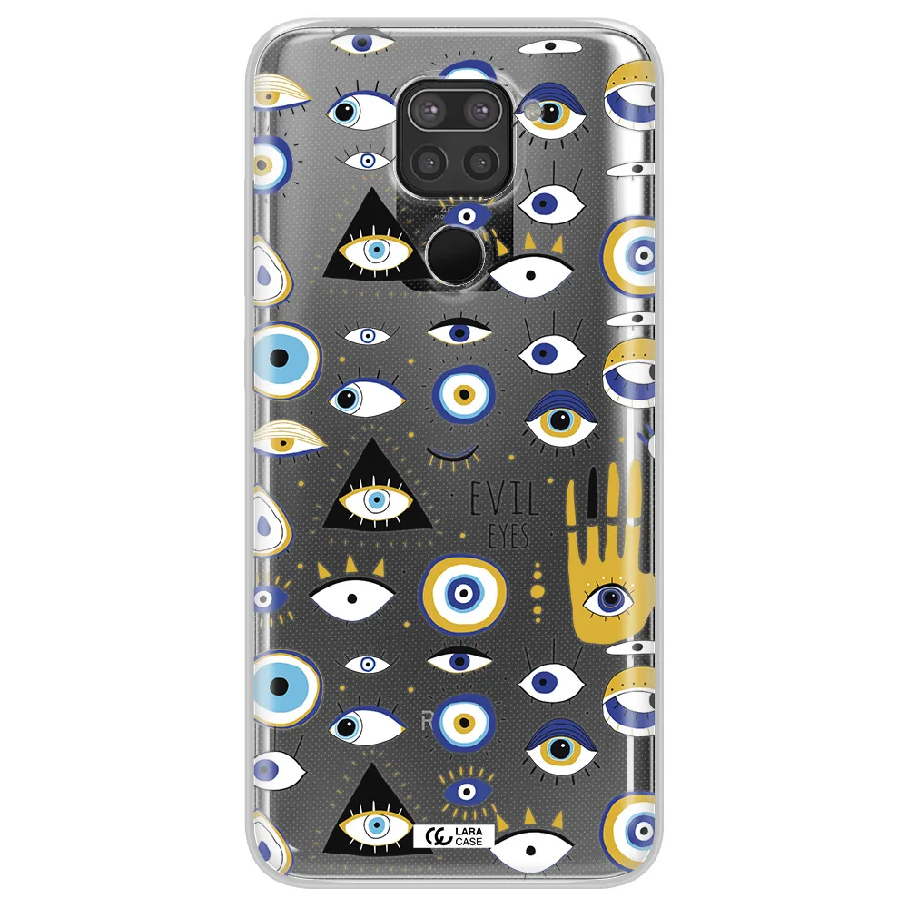Evil Eyes Xiaomi Redmi Note 9 Clear TPU Case