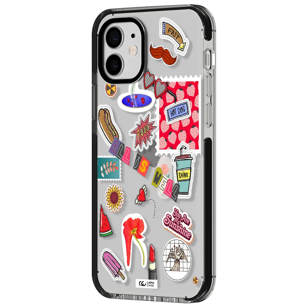 All Is Well Apple iPhone 11 impact black border Case