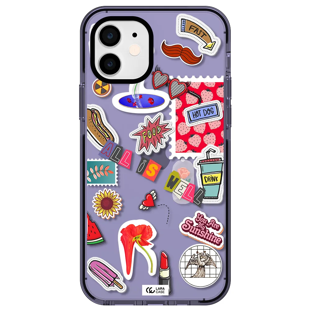 All Is Well Apple iPhone 12 impact Lilac Case