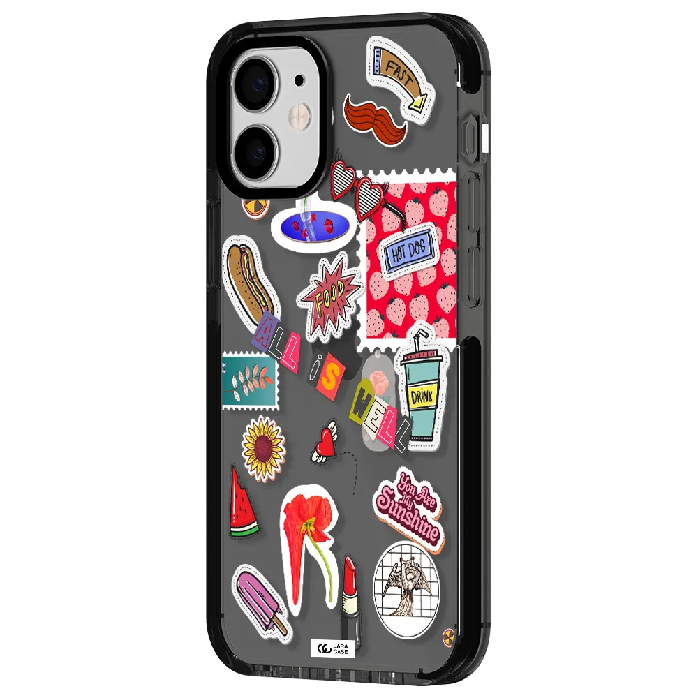 All Is Well Apple iPhone 12 mini impact Smoke Black Case