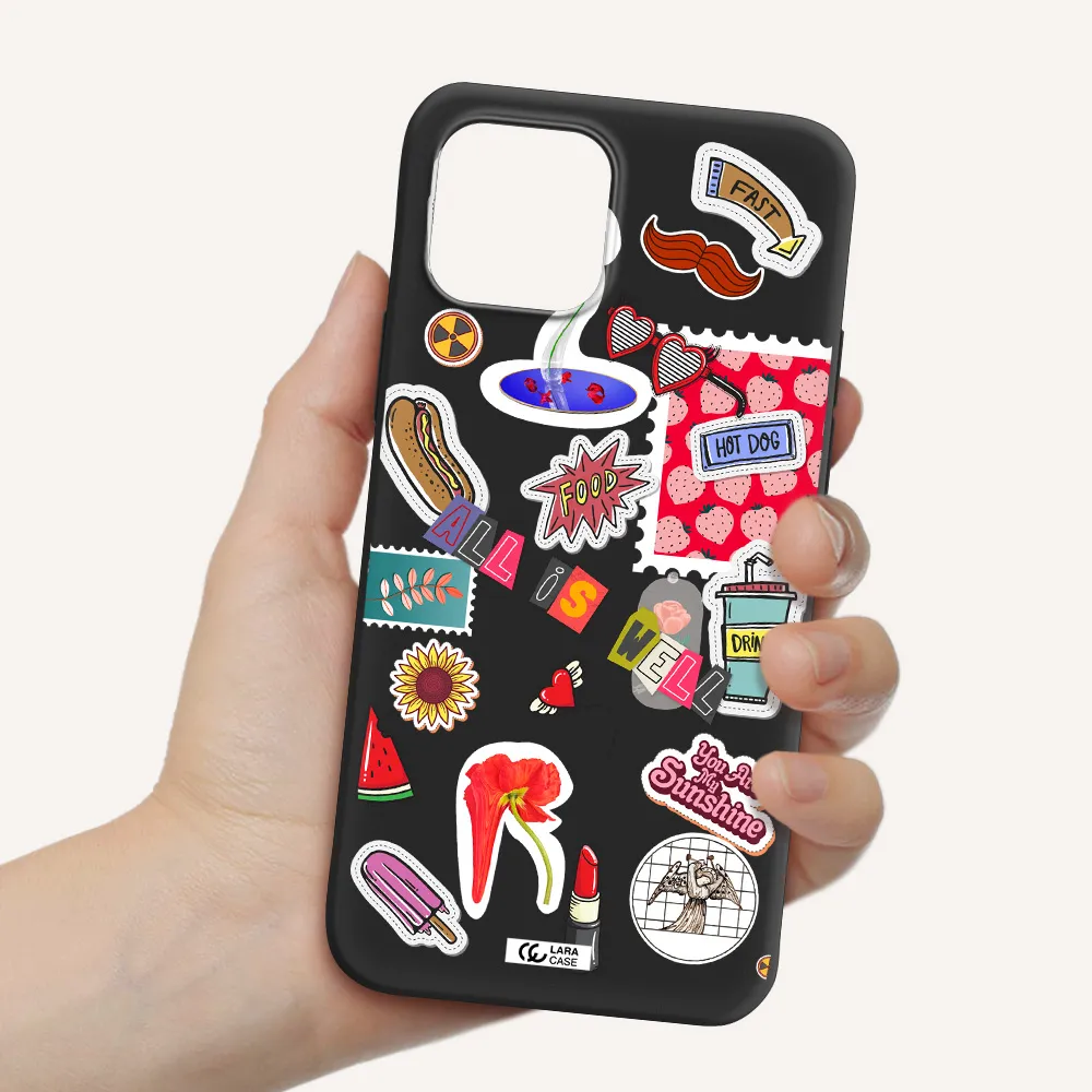 All Is Well Apple iPhone 12 mini Silicone black Case