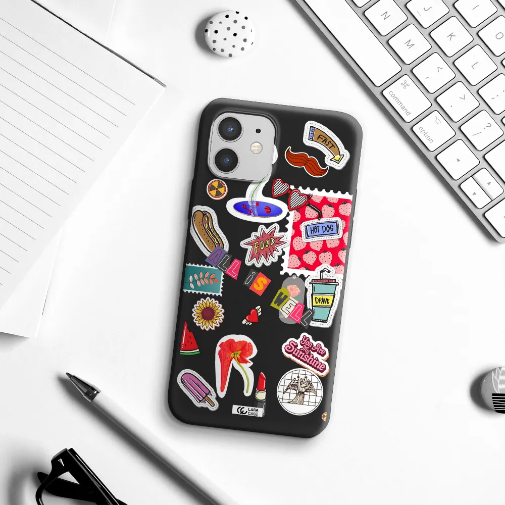 All Is Well Apple iPhone 12 mini Silicone black Case