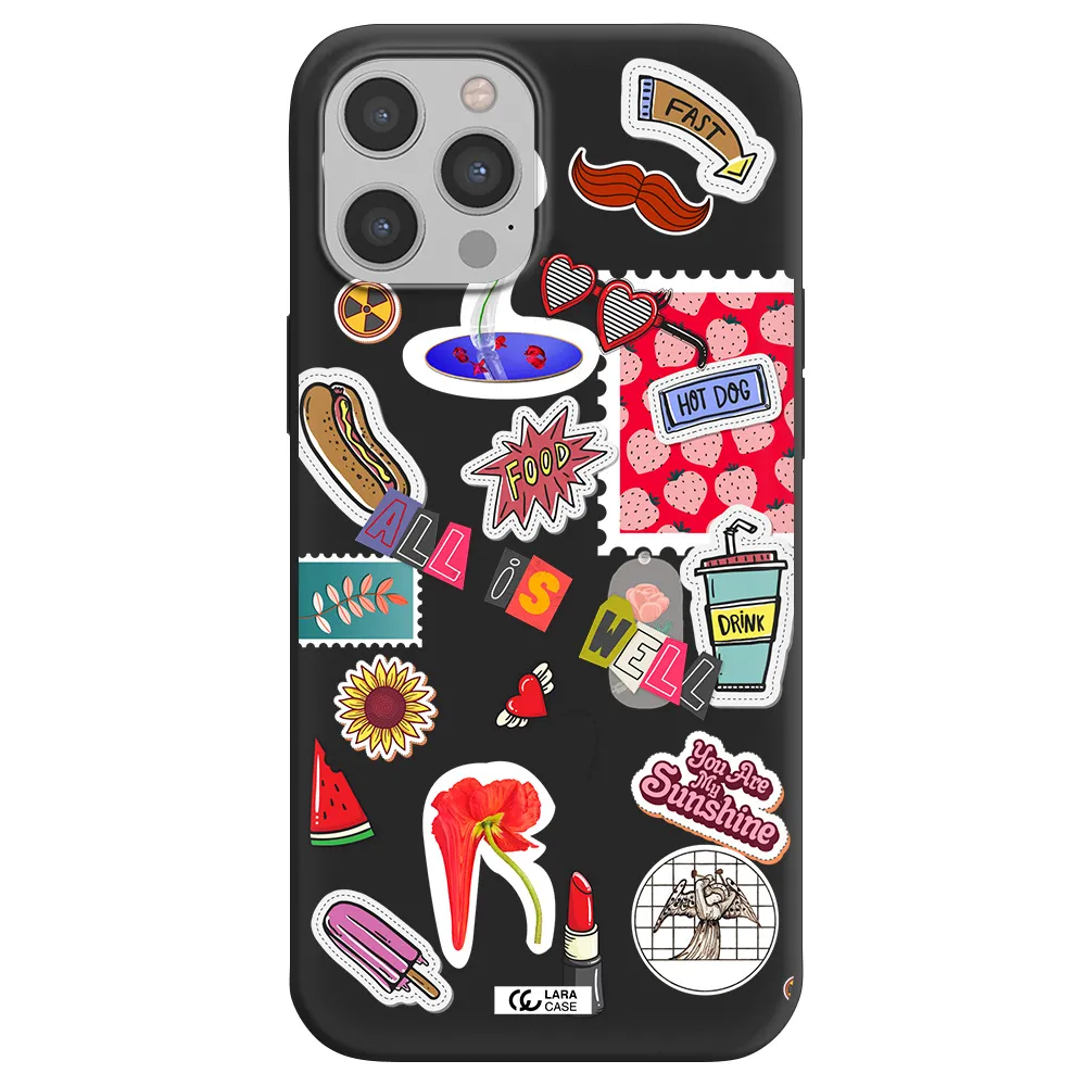 All Is Well Apple iPhone 12 pro max Silicone black Case