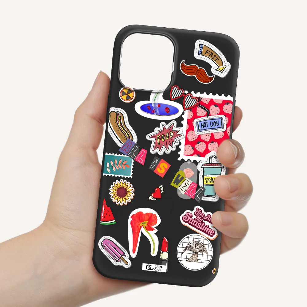 All Is Well Apple iPhone 12 pro Silicone black Case