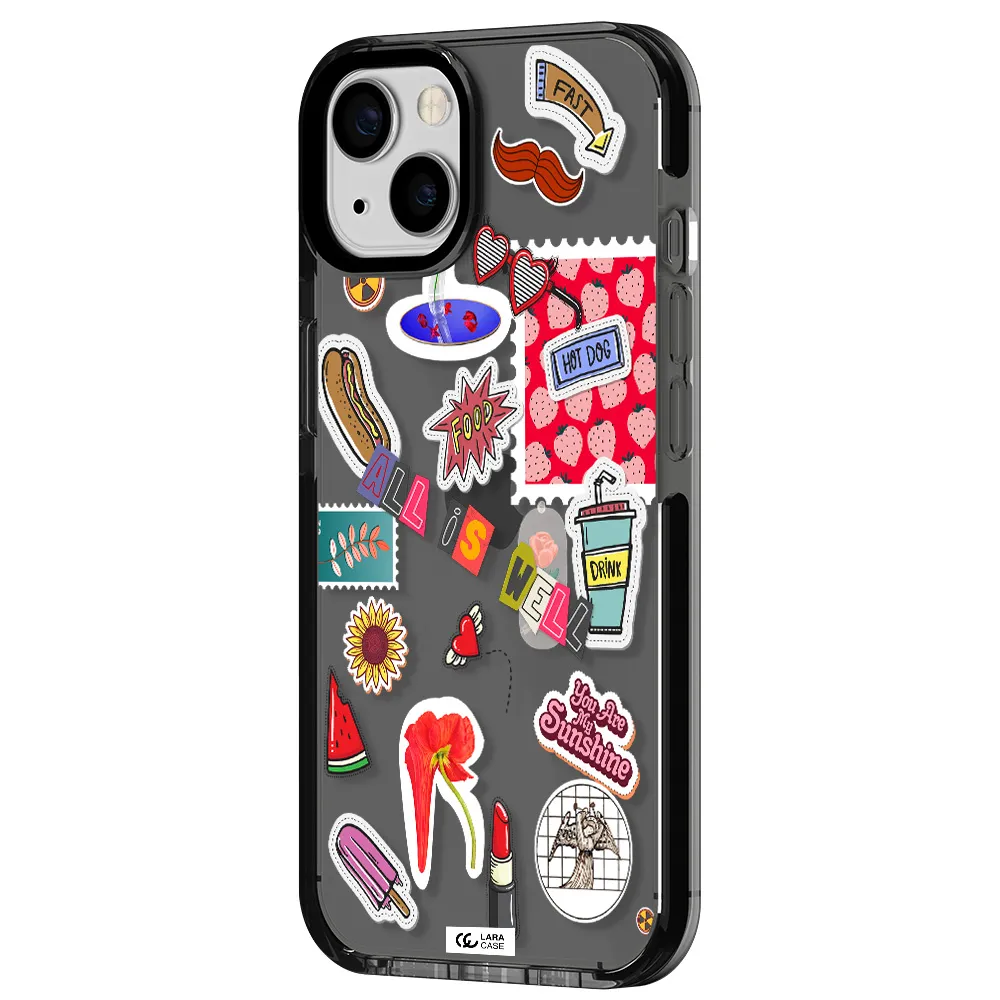 All Is Well Apple iPhone 13 impact Smoke Black Case