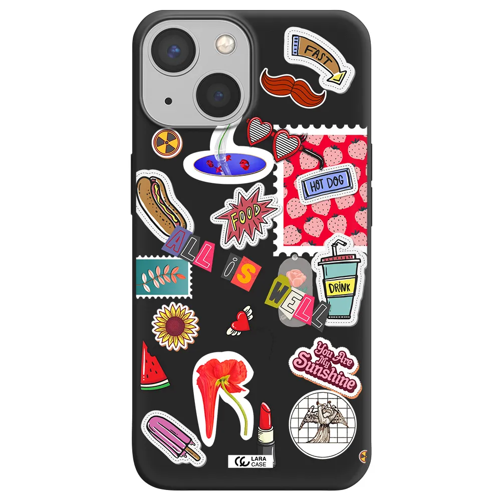 All Is Well Apple iPhone 13 mini Silicone black Case