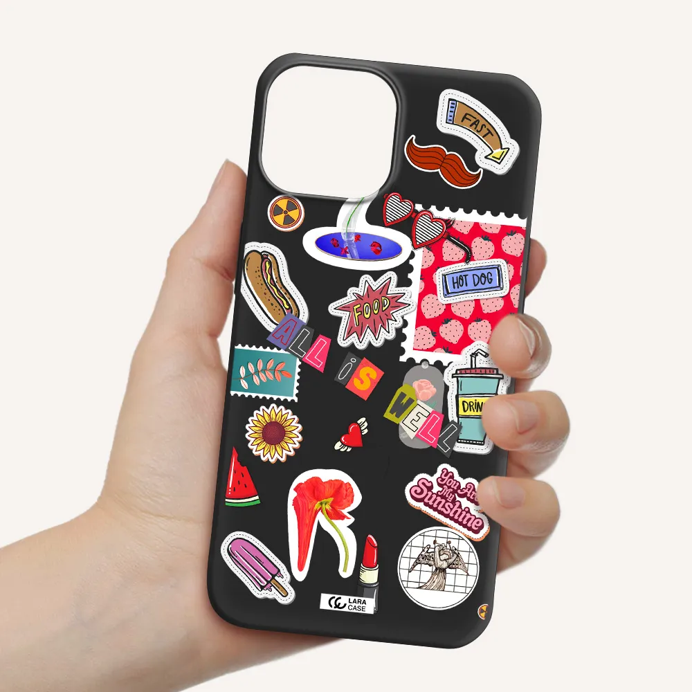 All Is Well Apple iPhone 13 mini Silicone black Case