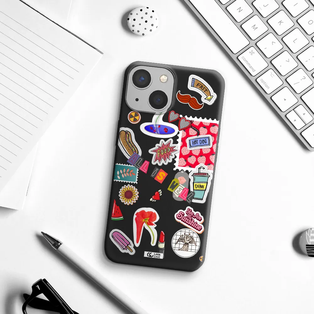 All Is Well Apple iPhone 13 mini Silicone black Case