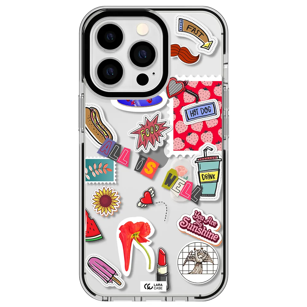 All Is Well Apple iPhone 13 Pro impact black border Case