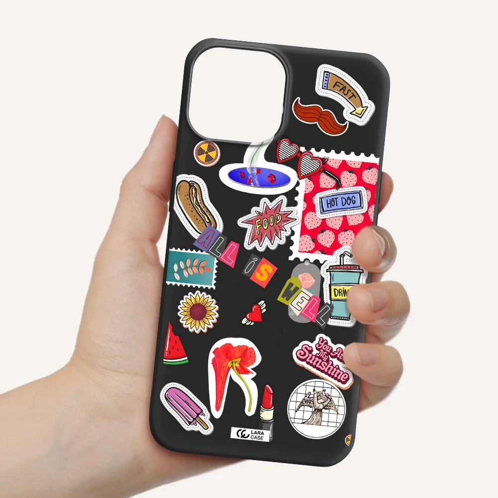 All Is Well Apple iPhone 13 Silicone black Case