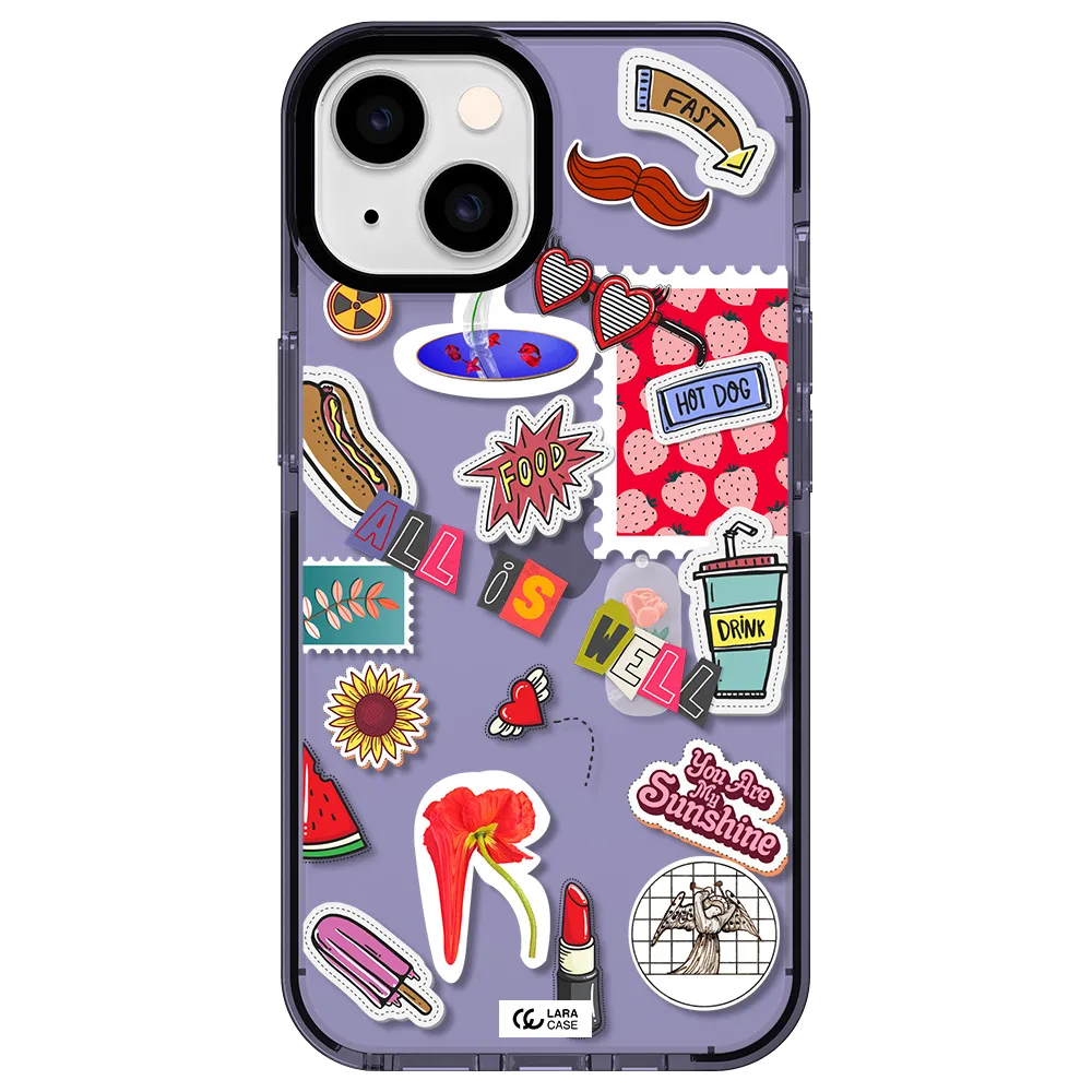 All Is Well Apple iPhone 14 impact Lilac Case