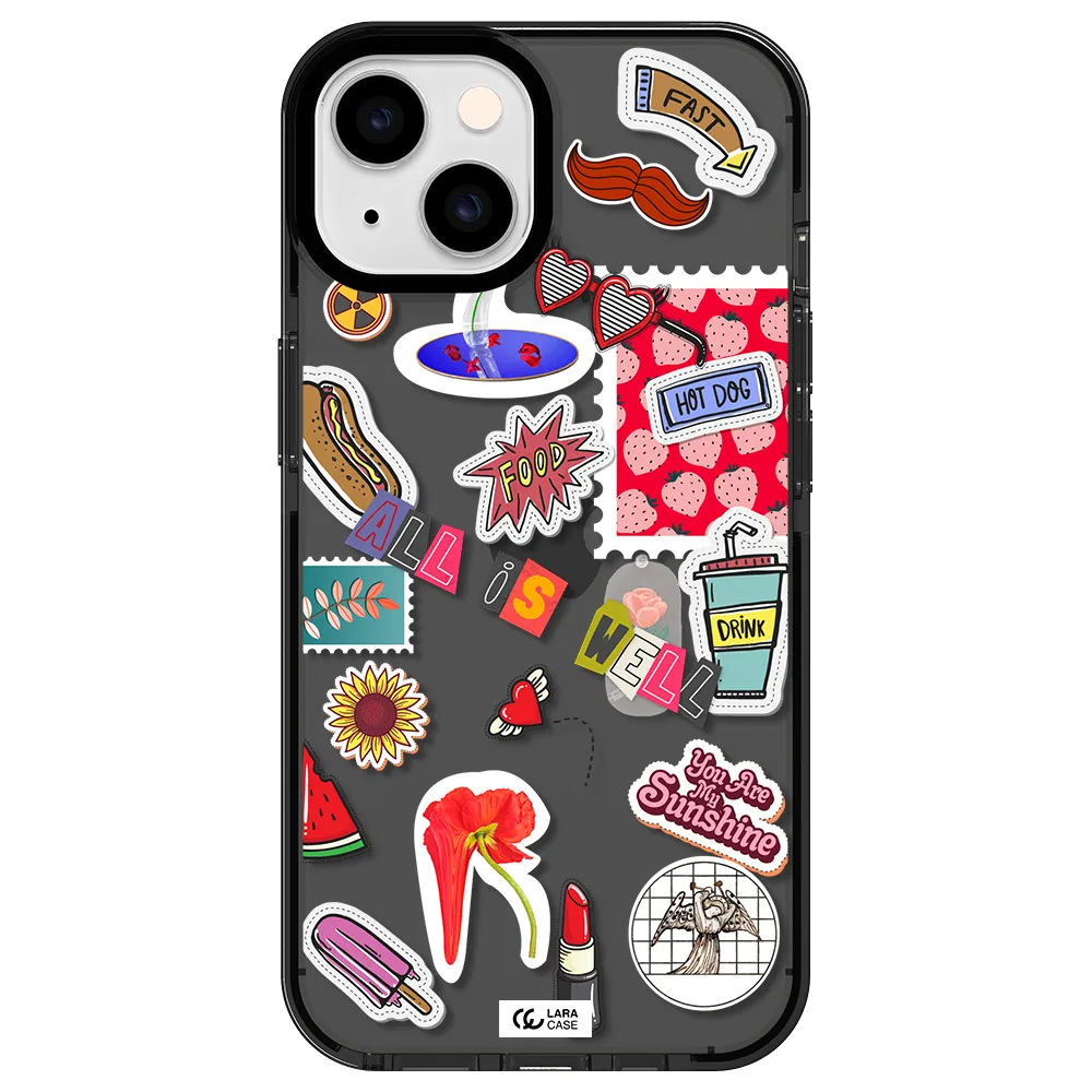 All Is Well Apple iPhone 14 impact Smoke Black Case