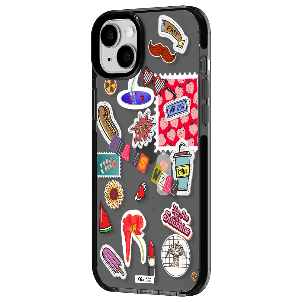 All Is Well Apple iPhone 14 plus impact Smoke Black Case