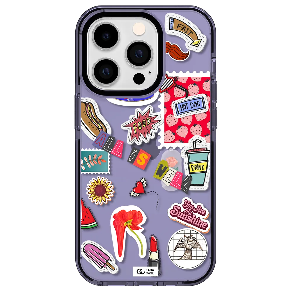 All Is Well Apple iPhone 14 pro impact Lilac Case
