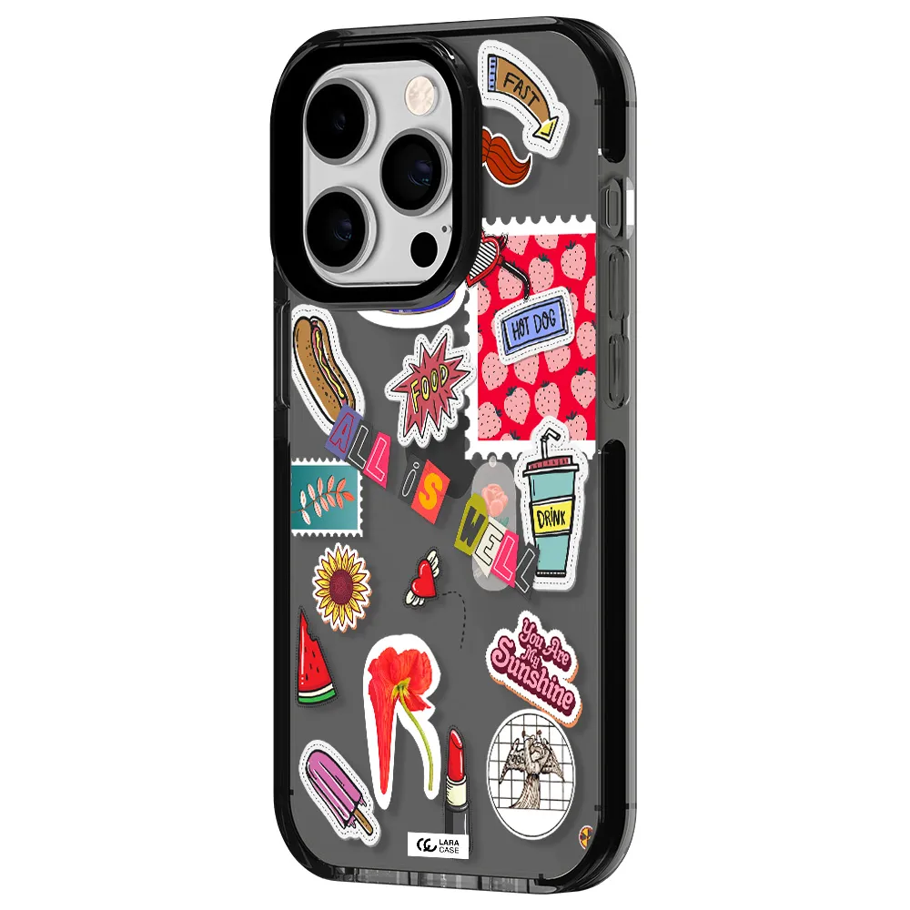 All Is Well Apple iPhone 14 pro impact Smoke Black Case