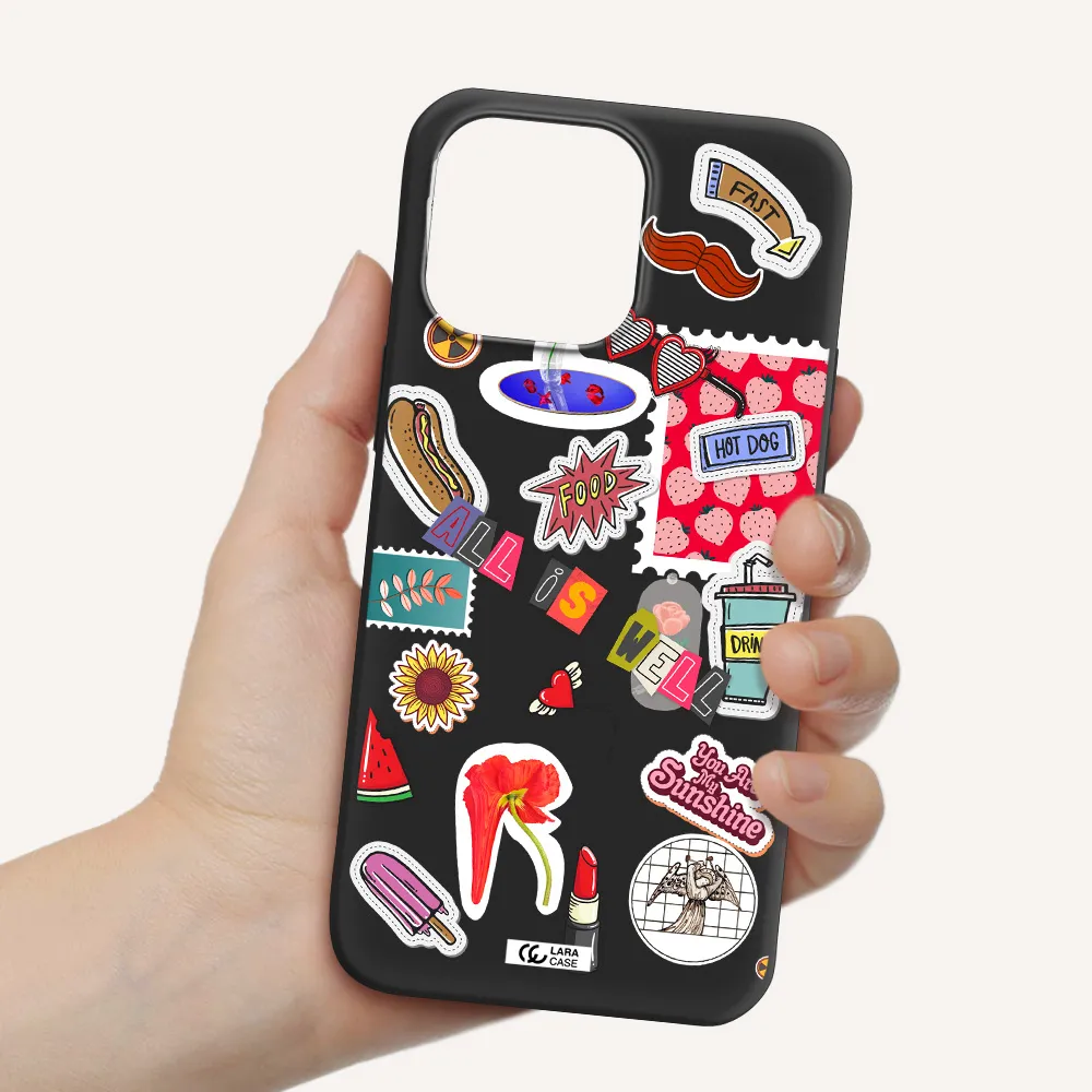 All Is Well Apple iPhone 14 pro max Silicone black Case