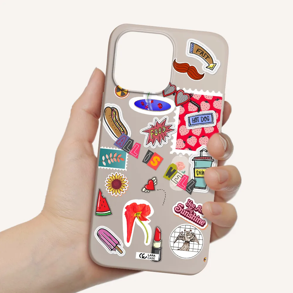 All Is Well Apple iPhone 14 pro Silicone Stone Case