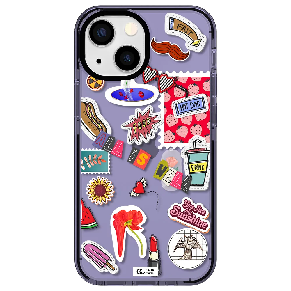 All Is Well Apple iPhone 15 impact Lilac Case