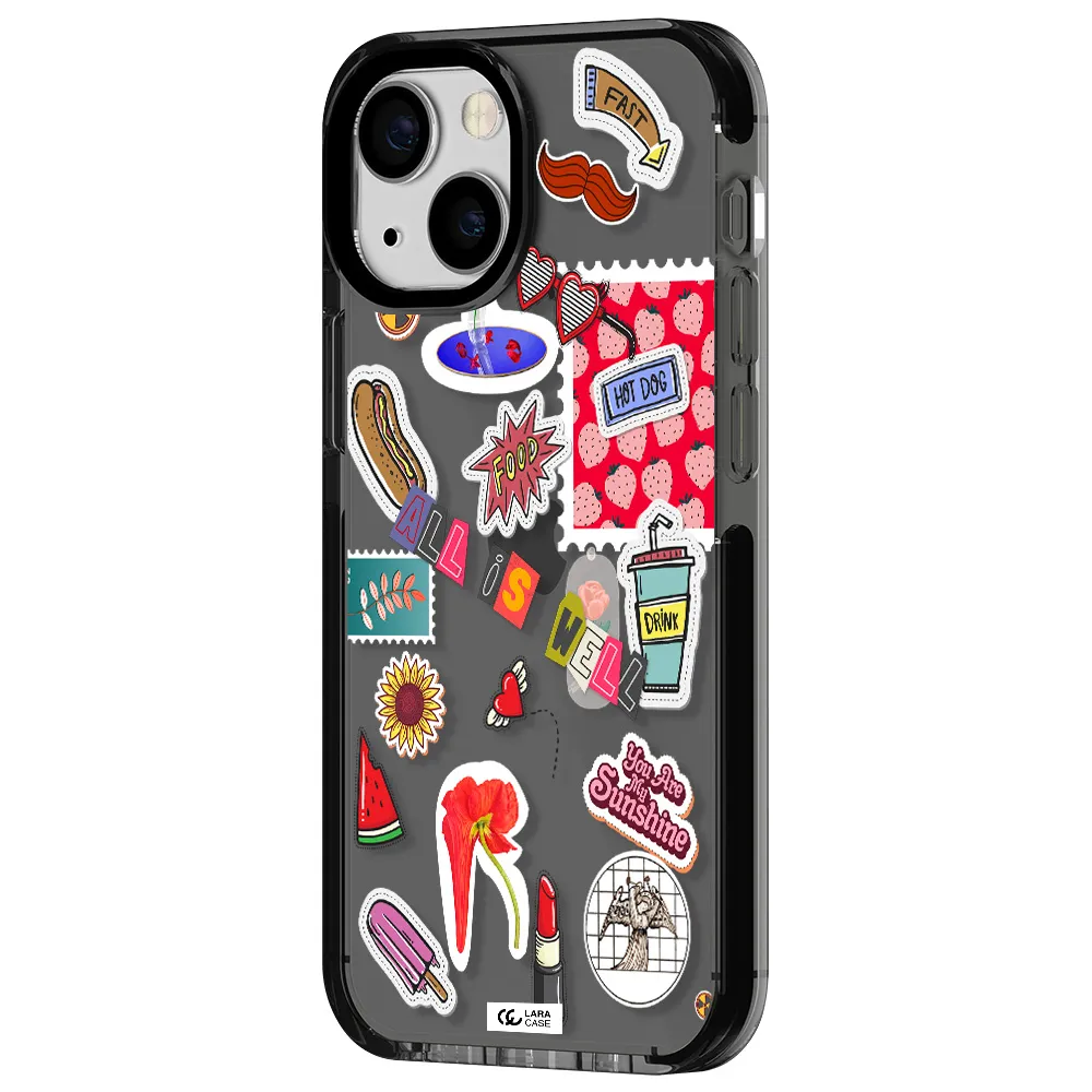 All Is Well Apple iPhone 15 impact Smoke Black Case