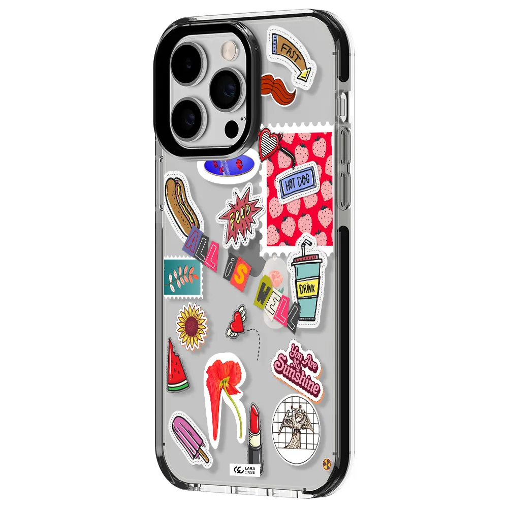 All Is Well Apple iPhone 15 Pro impact black border Case