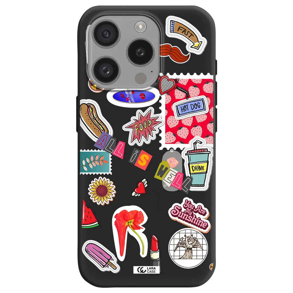 All Is Well Apple Iphone 15 Pro Silicone Black Case