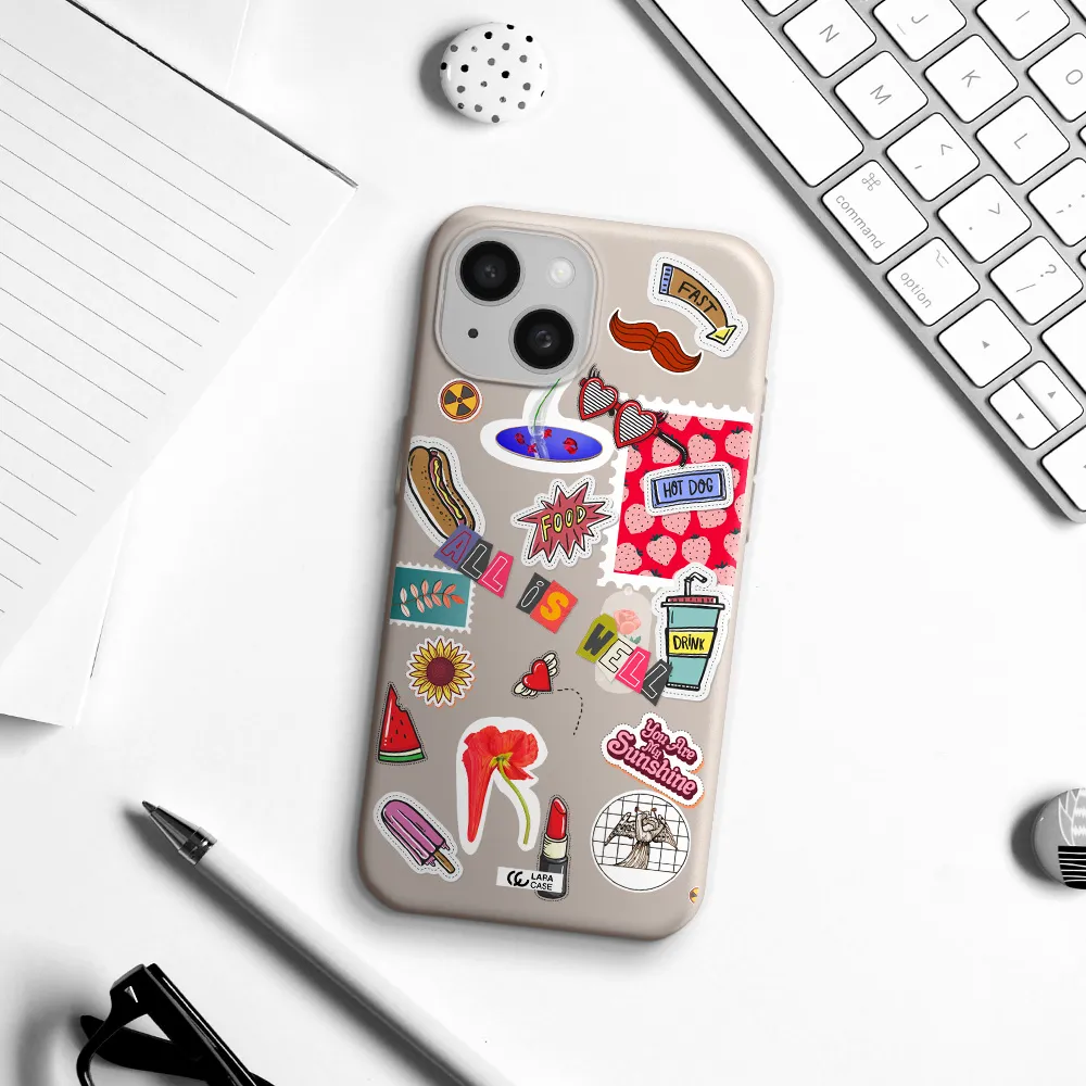 All Is Well Apple iPhone 15 Silicone Stone Case