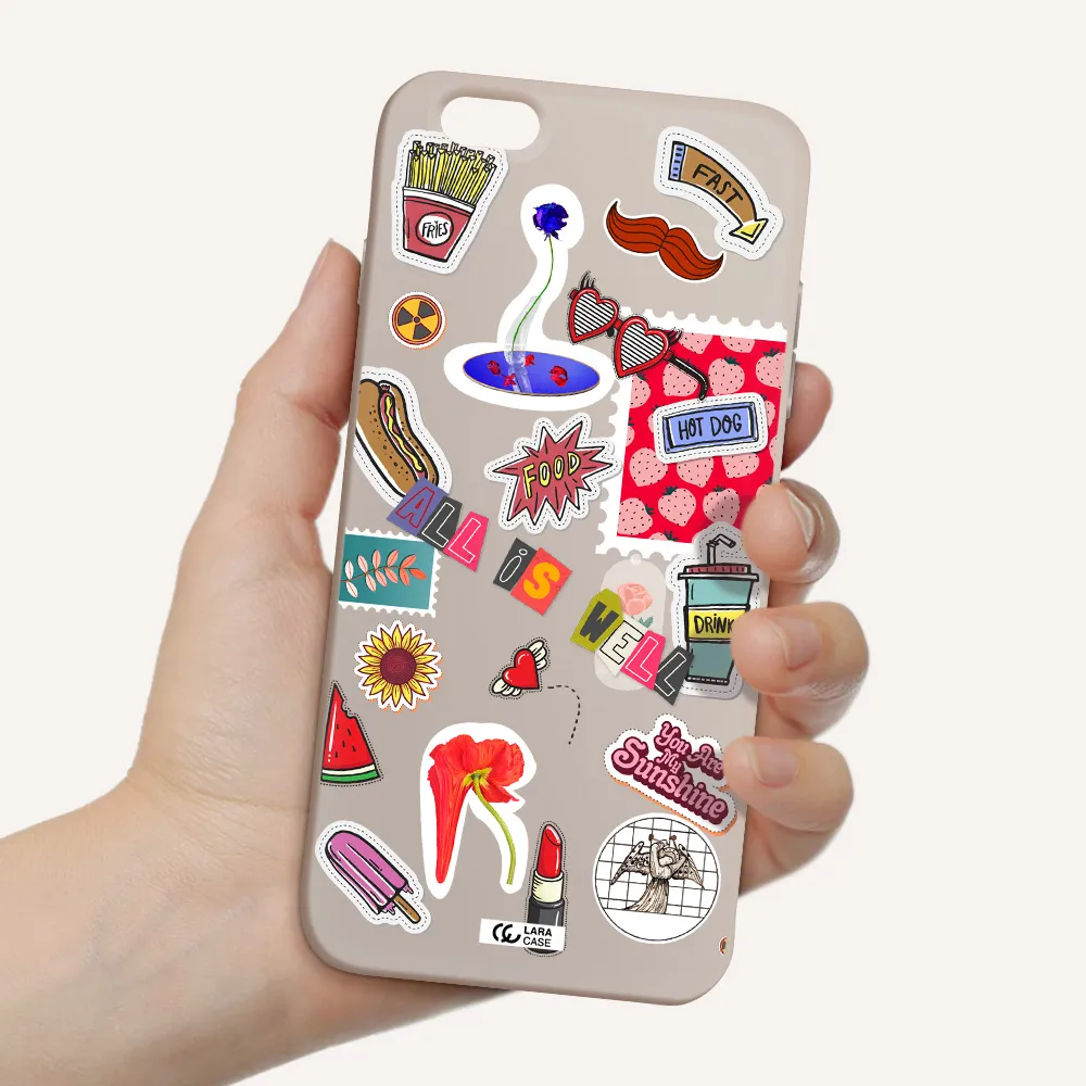 All Is Well Apple iPhone 6 s plus Silicone Stone Case