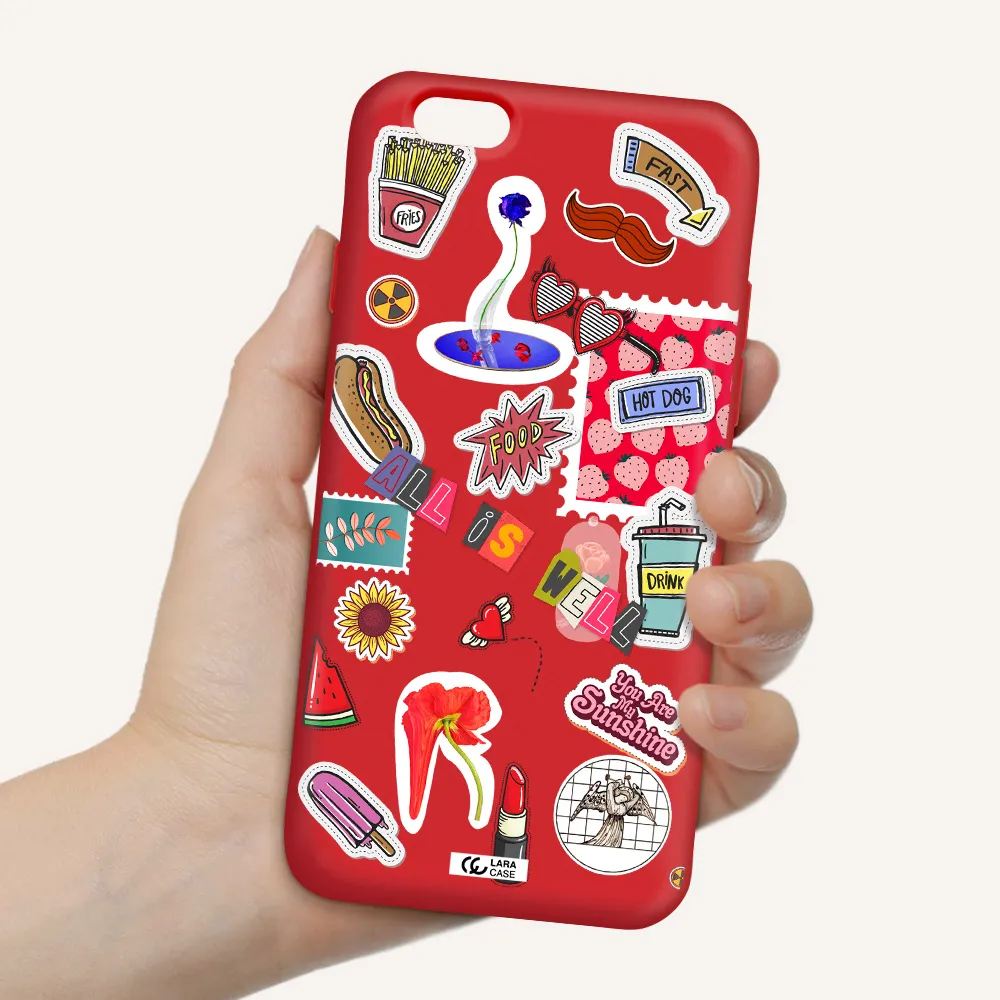 All Is Well Apple iPhone 6 Silicone Imperial Red Case