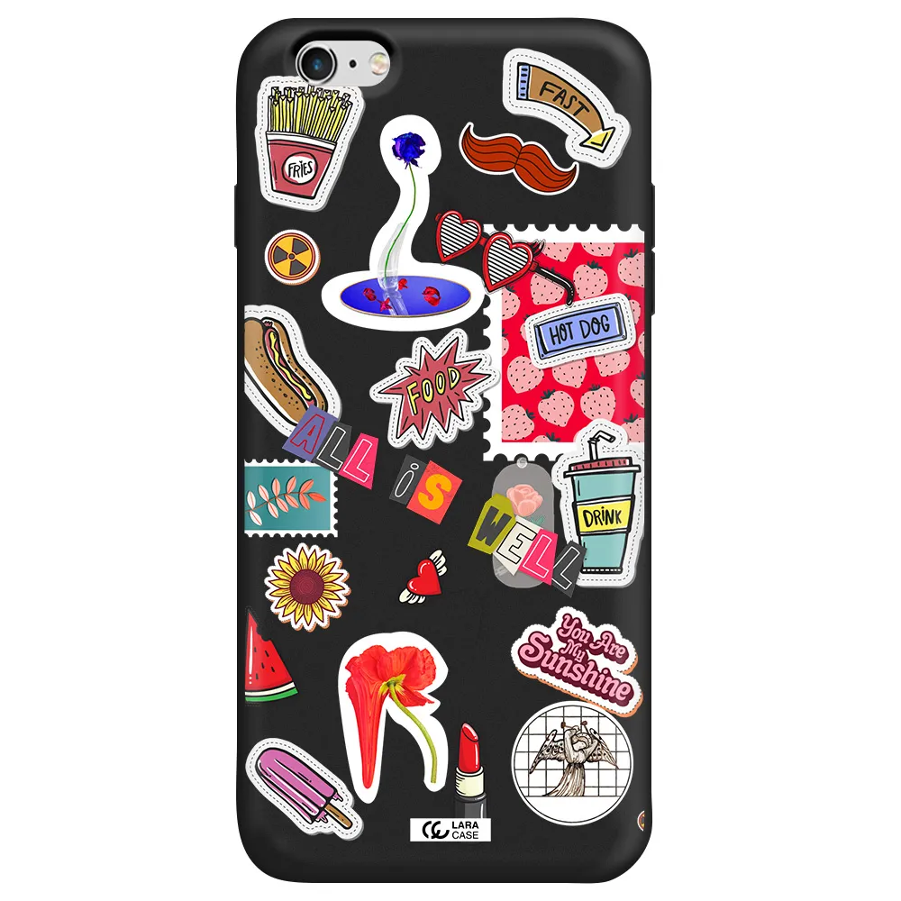 All Is Well Apple iPhone 6S Silicone black Case