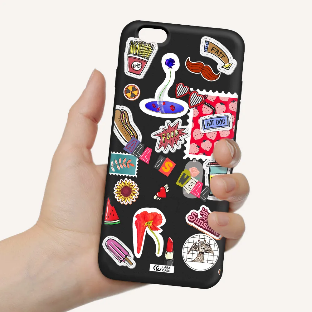 All Is Well Apple iPhone 6S Silicone black Case