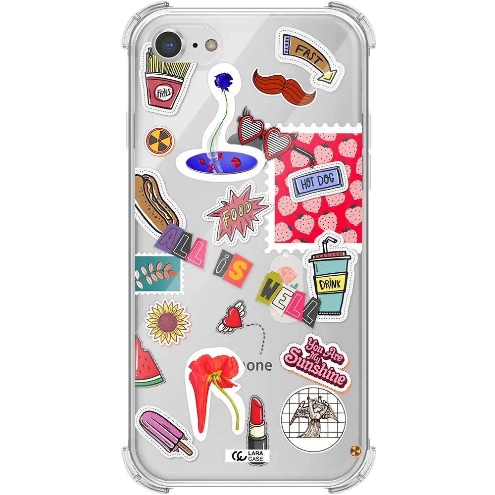 All Is Well Apple iPhone 8 Clear PC Case