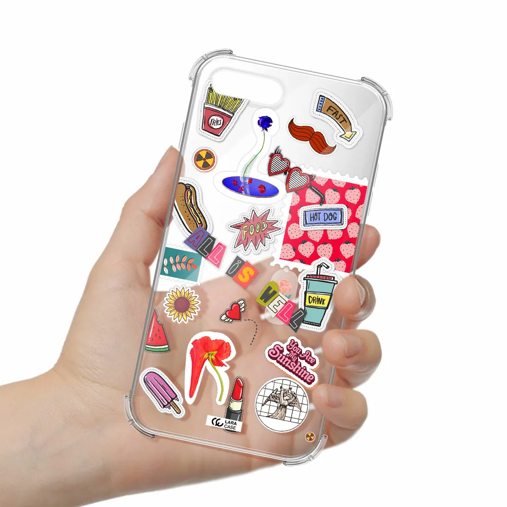 All Is Well Apple iPhone 8 plus Clear PC Case