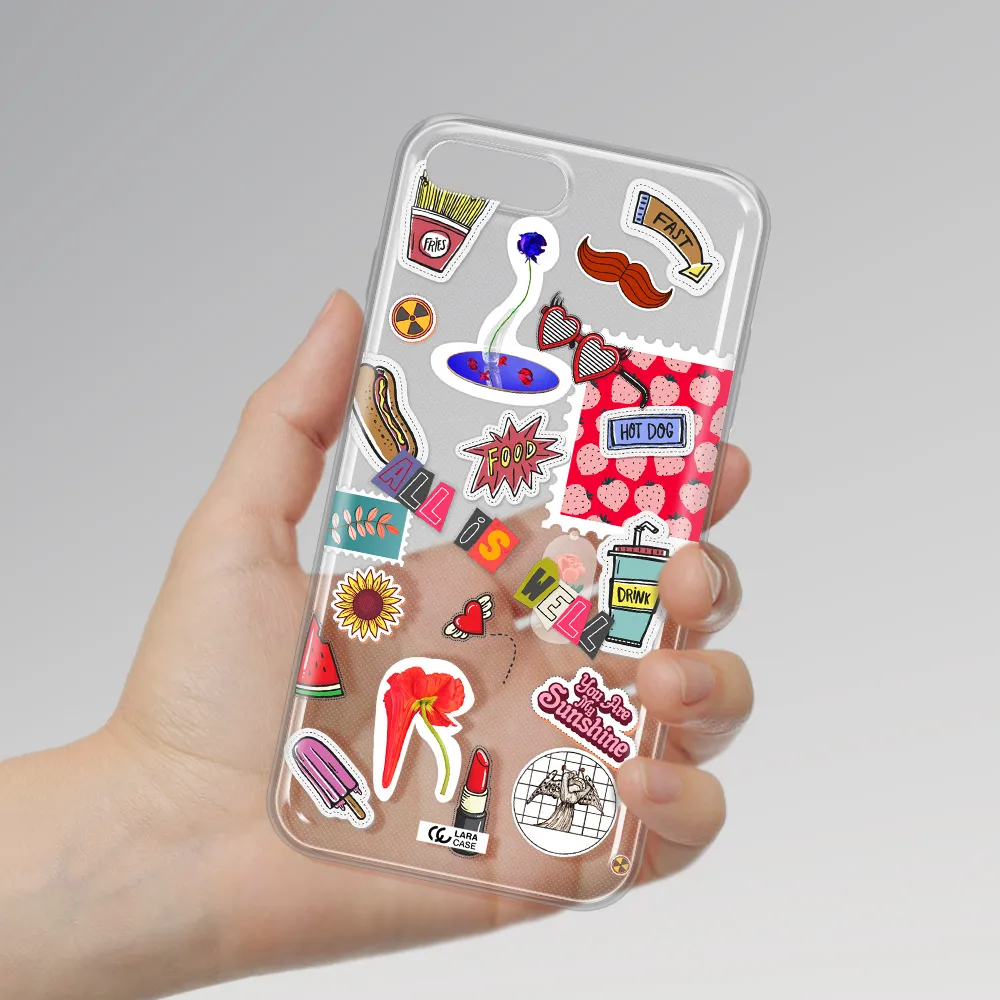 All Is Well Apple iPhone 8 plus Clear TPU Case