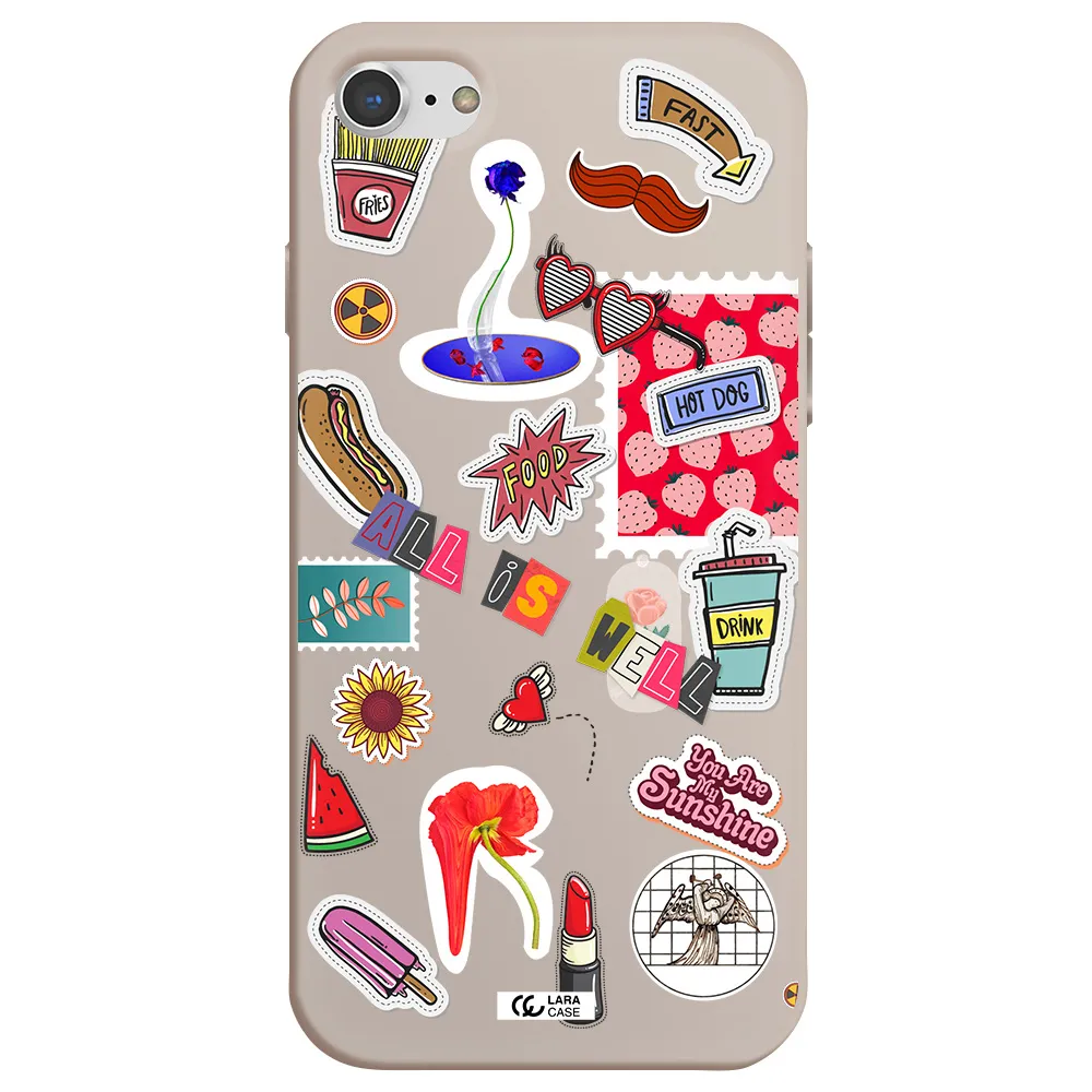 All Is Well Apple iPhone 8 Silicone Stone Case